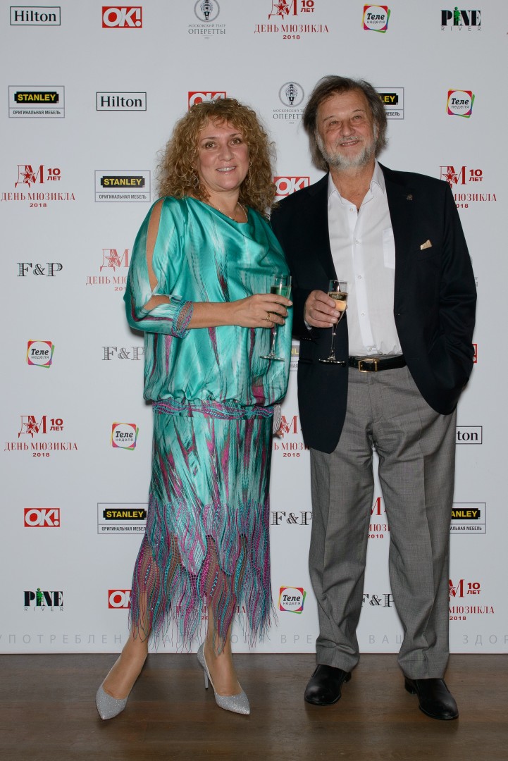 Алексей Рыбников с женой Татьяной