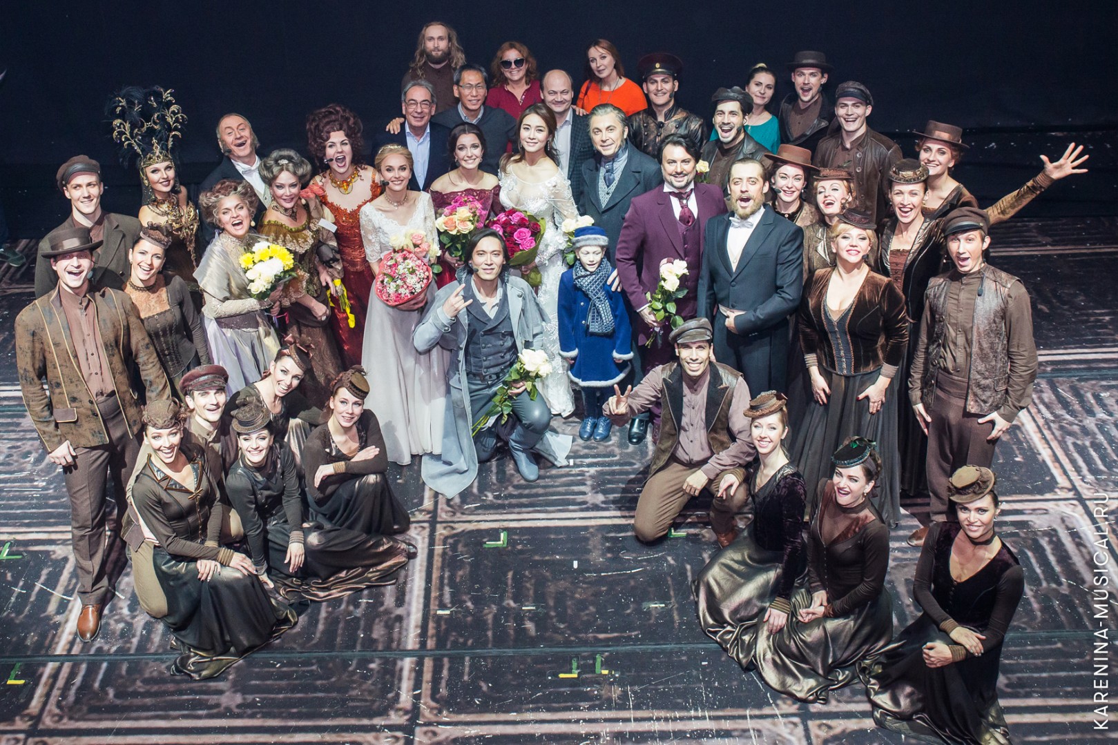 Артисты мюзикла «Анна Каренина»