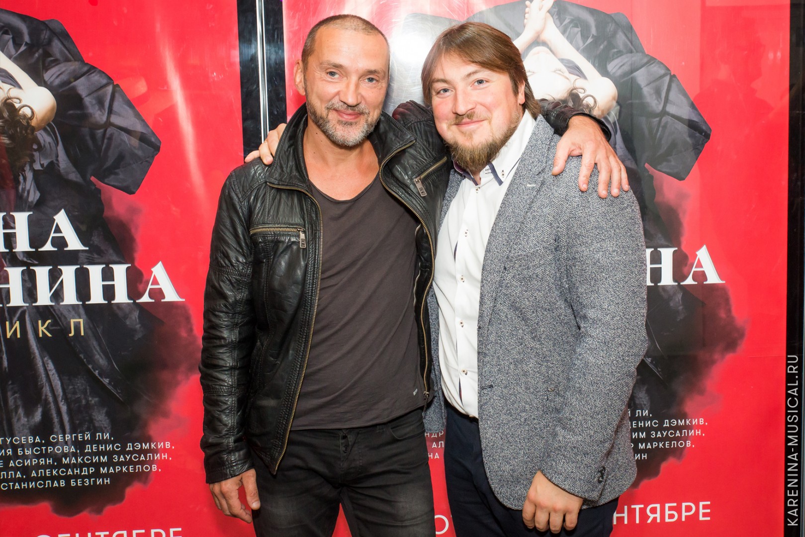 Роман Игнатьев (композитор мюзикла «Анна Каренина») и Константин Хватынец (музыкальный руководитель мюзикла «Анна Каренина») 