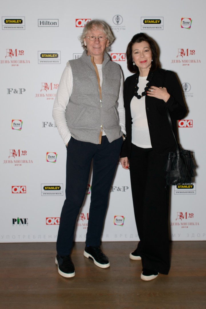 Аркадий Укупник с женой Натальей