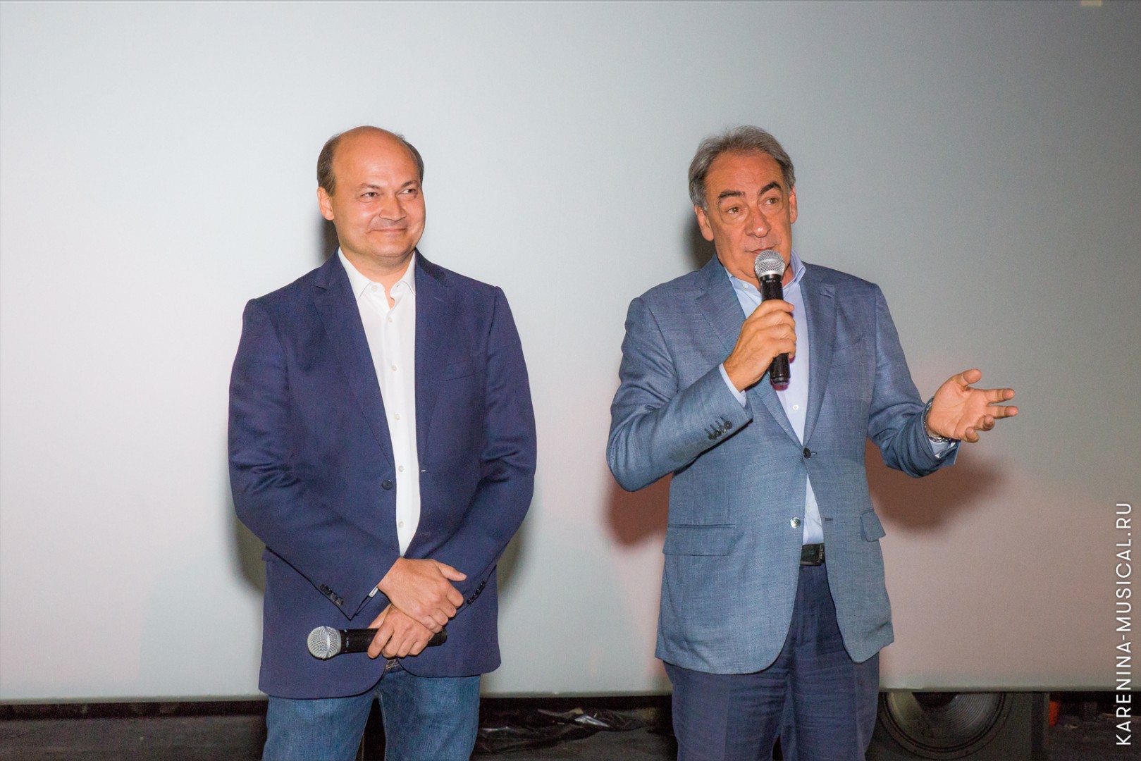 Алексей Болонин и Владимир Тартаковский (продюсеры мюзикла «Анна Каренина»)