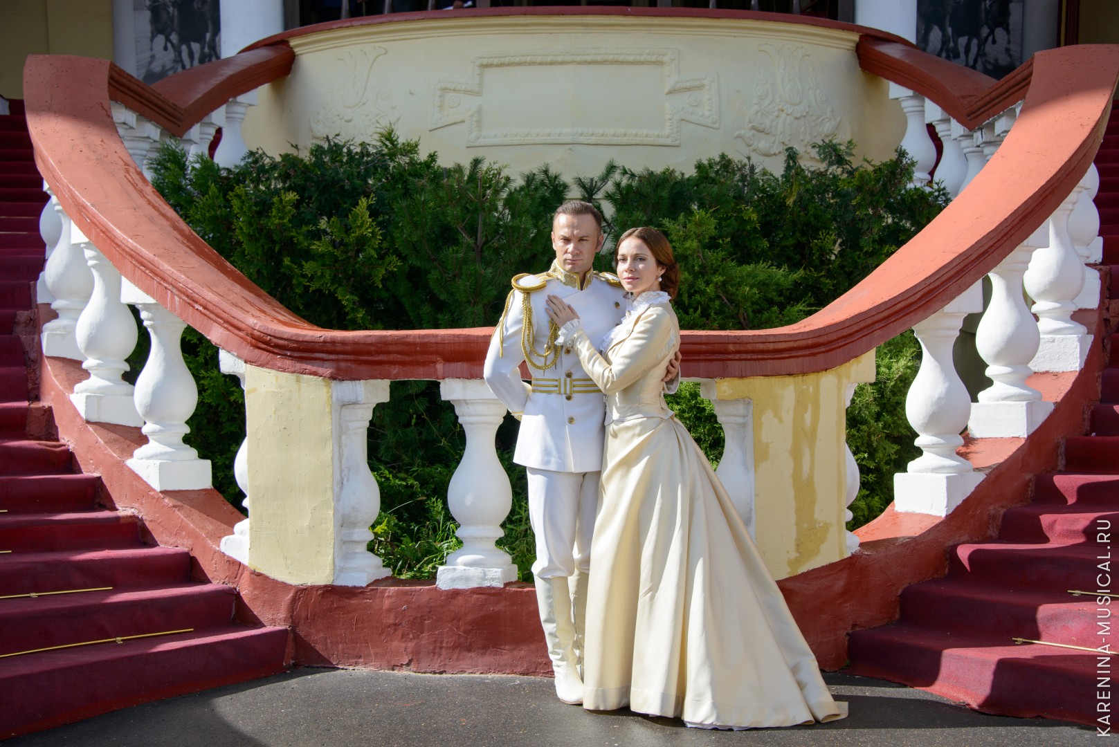 Дмитрий Ермак и Екатерина Гусева - исполнители ролей Алексея Вронского и Анны Карениной